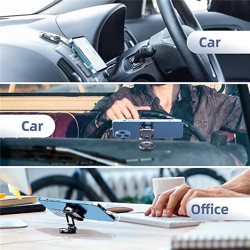 Folding Magnetic Car Phone Holder