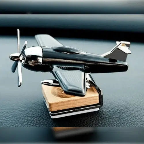 Aeroplane Solar Car Perfume (Black & Silver)