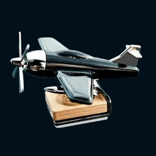 Aeroplane Solar Car Perfume (Black & Silver)