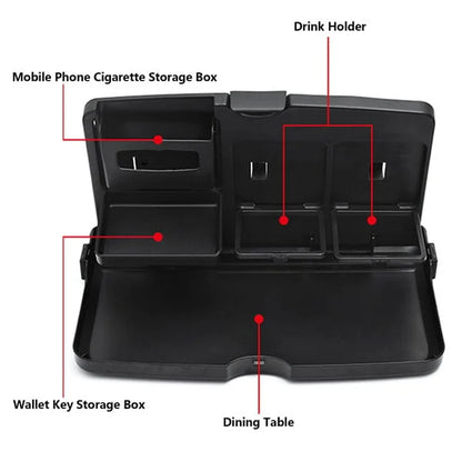 Multifunctional Car Back Seat Tray - Pack of 2